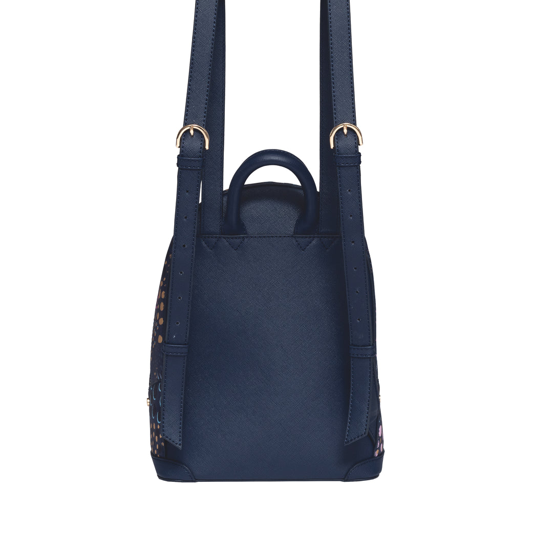 Sara Miller Midnight Leopard Mini Backpack