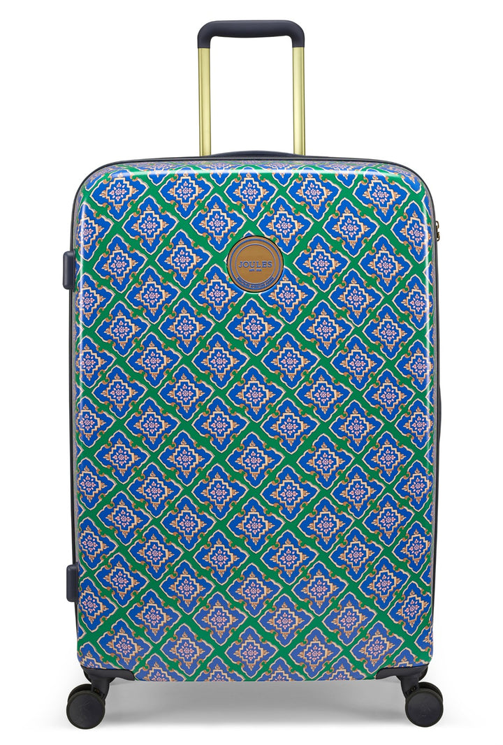 Joules Tile Diamond 76cm 4-Wheel Large Suitcase
