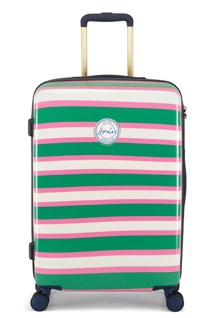 Joules Resort Stripe 66cm 4-Wheel Medium Suitcase