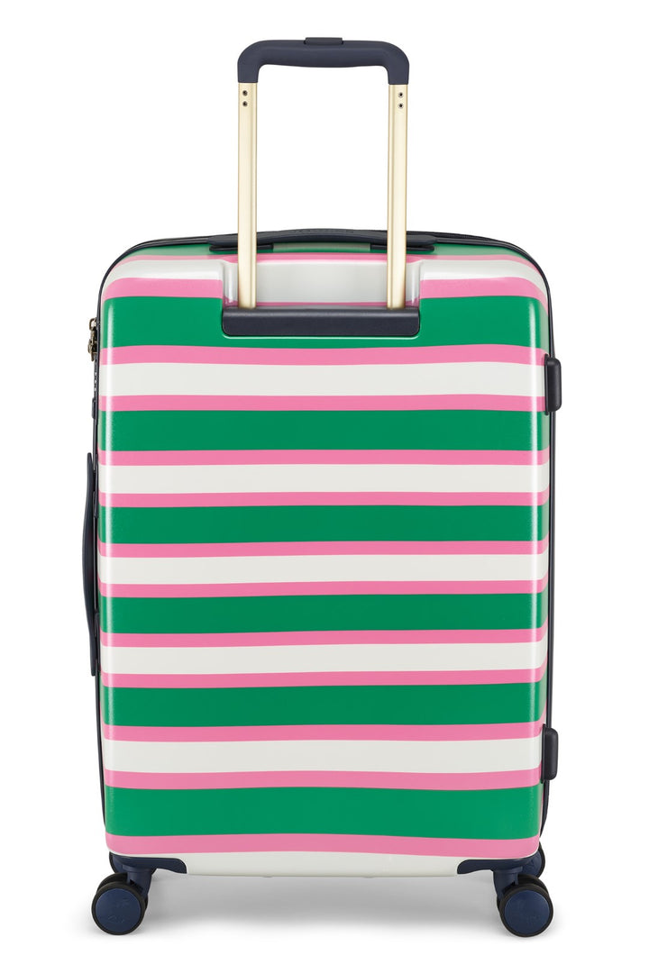 Joules Resort Stripe 66cm 4-Wheel Medium Suitcase