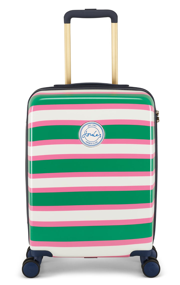 Joules Resort Stripe 54cm 4-Wheel Cabin Case