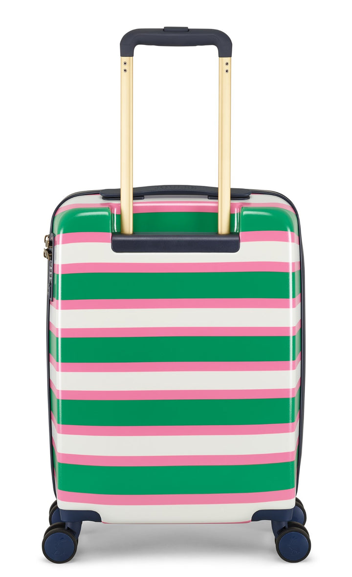 Joules Resort Stripe 54cm 4-Wheel Cabin Case