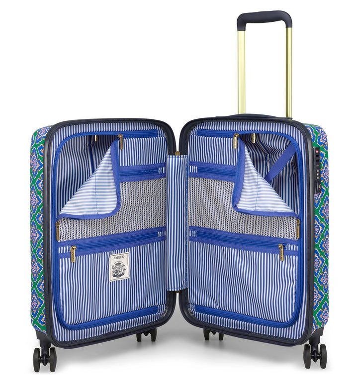 Joules Tile Diamond 54cm 4-Wheel Cabin Case