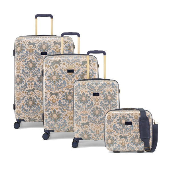 Joules Damask 54cm 4-Wheel Cabin Case