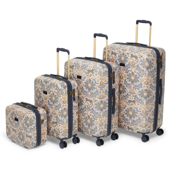 Joules Damask 4 Piece Luggage Set