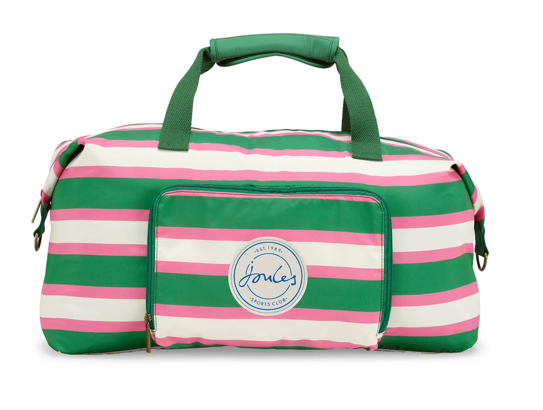 Joules Resort Stripe Packaway Duffle Bag