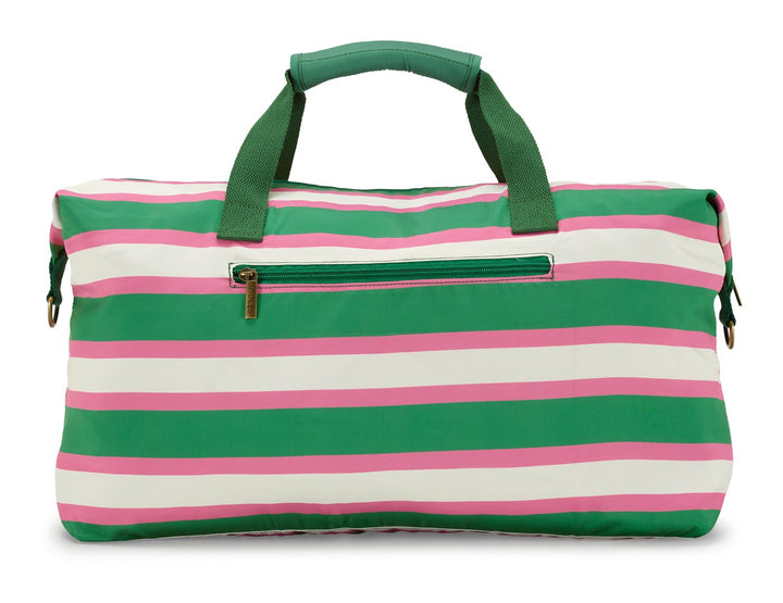 Joules Resort Stripe Packaway Duffle Bag