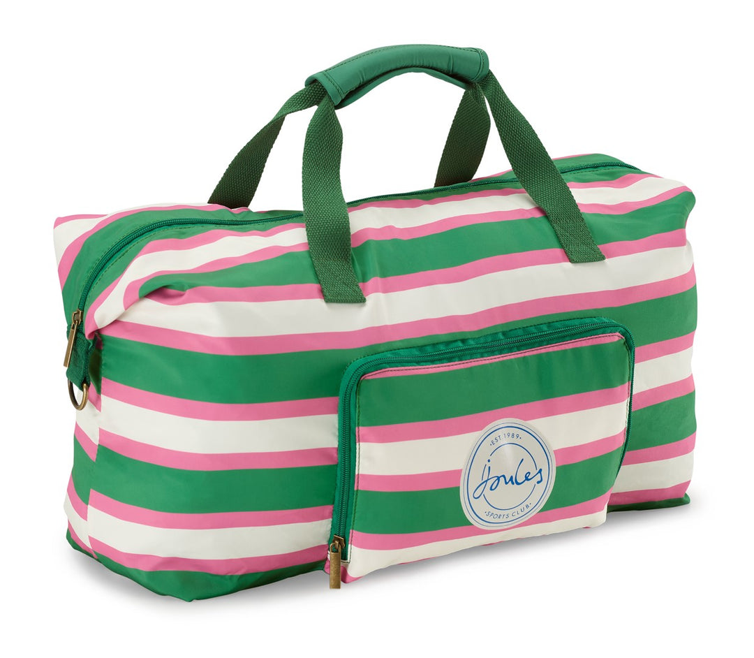 Joules Resort Stripe Packaway Duffle Bag