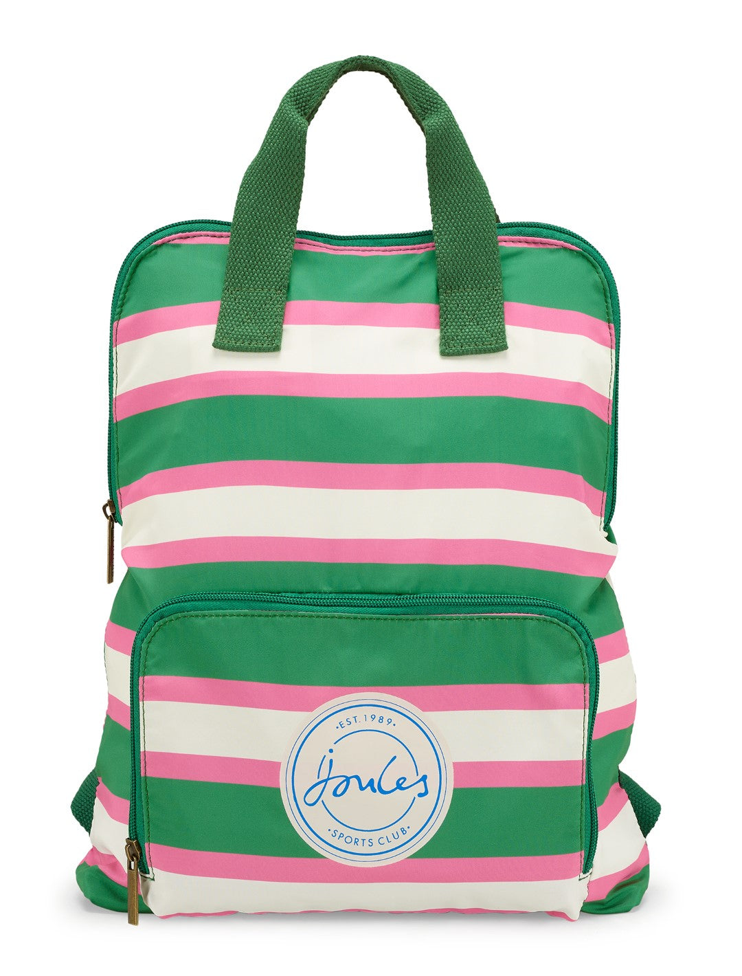 Joules Resort Stripe Packaway Backpack