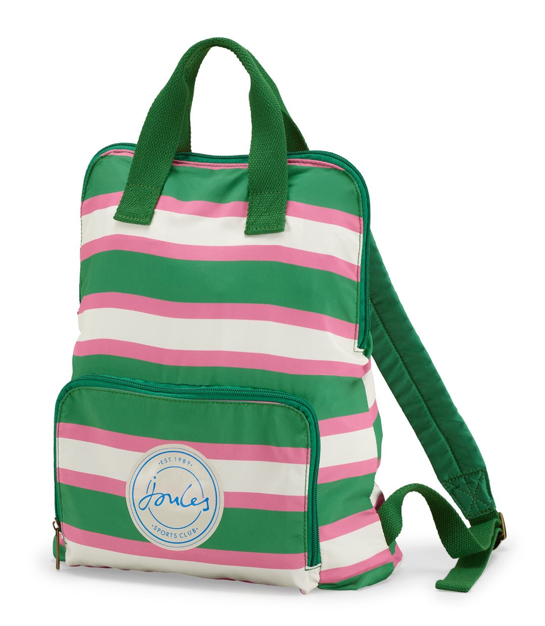 Joules Resort Stripe Packaway Backpack