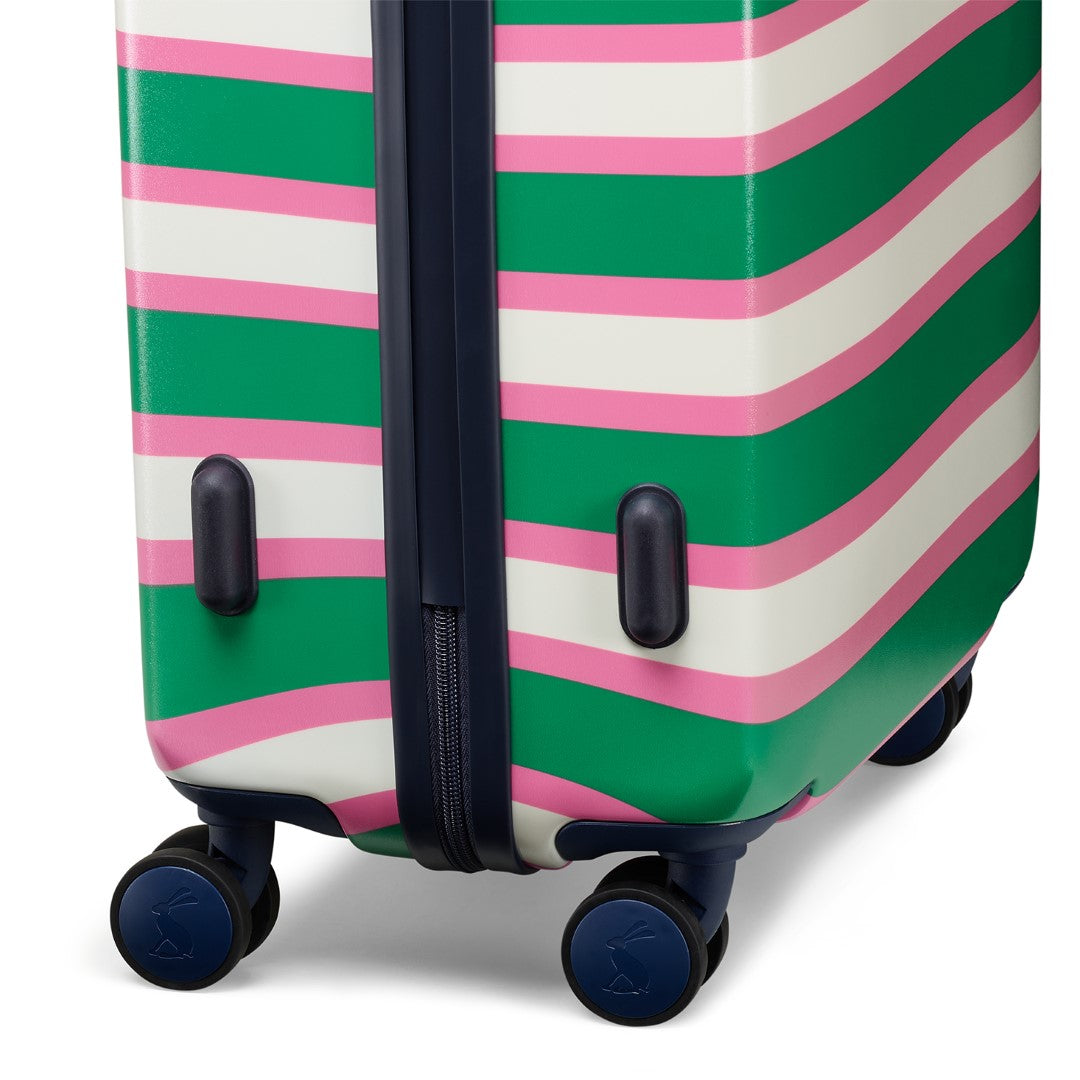 Joules Resort Stripe 66cm 4-Wheel Medium Suitcase