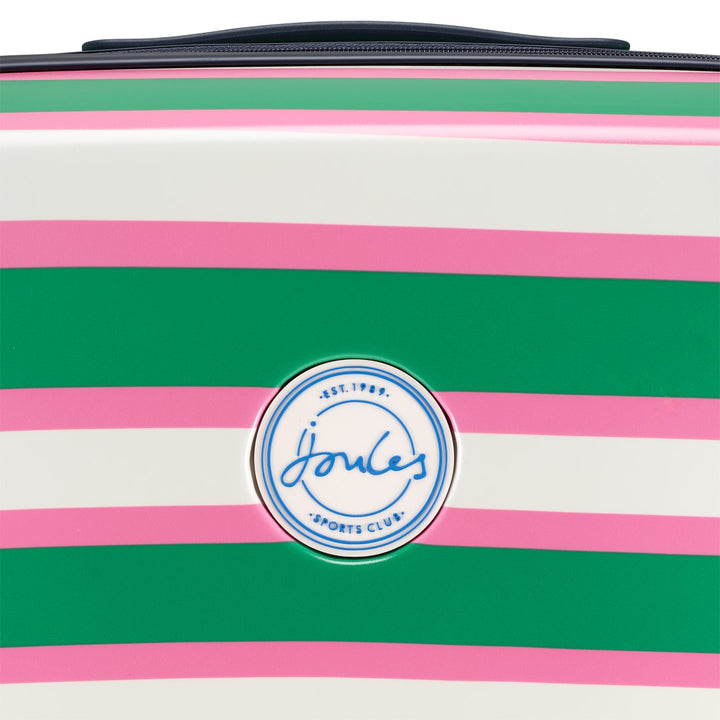 Joules Resort Stripe 54cm 4-Wheel Cabin Case