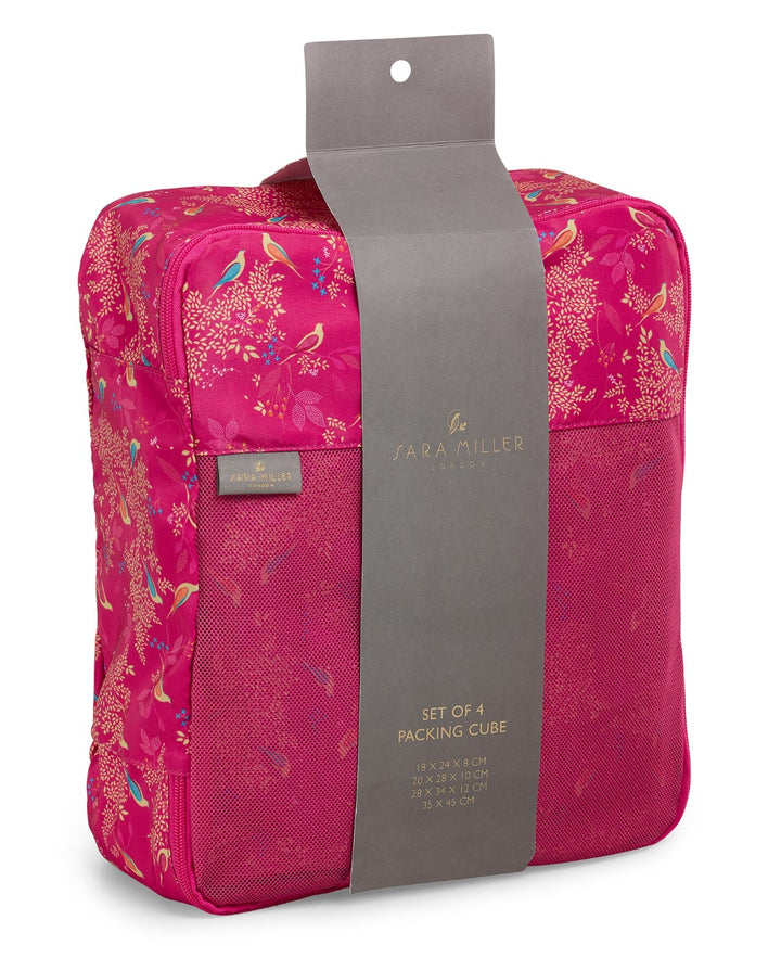 Sara Miller Chelsea Pink Set of Packing Cubes