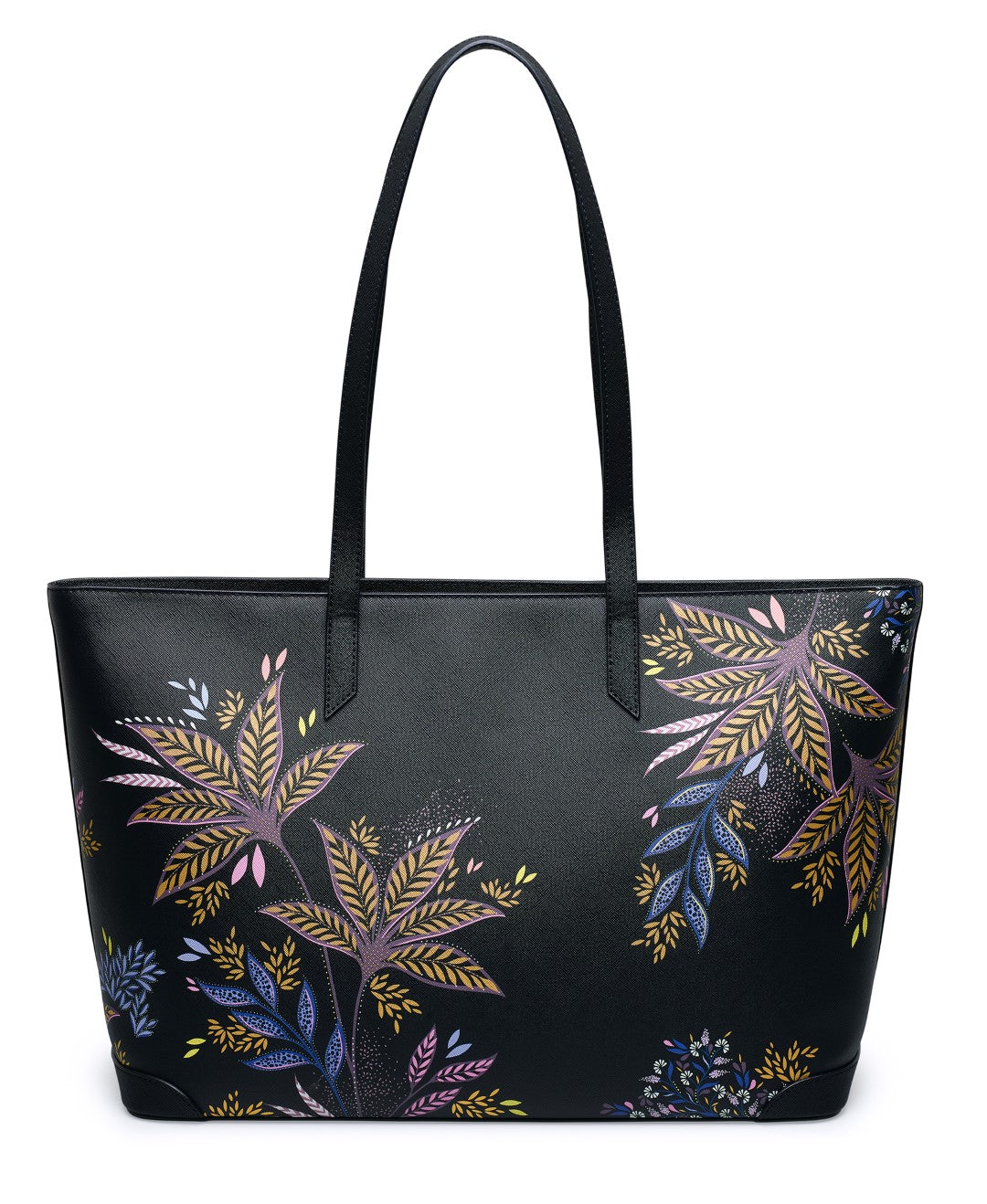 Sara Miller Black Botanic Large Tote Bag