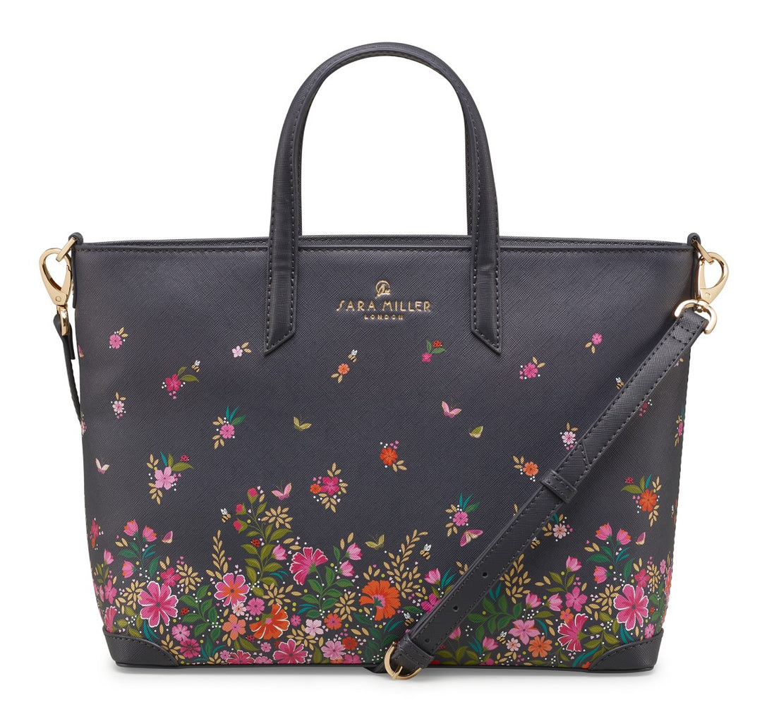 Sara Miller Ditsy Floral Medium Tote Bag