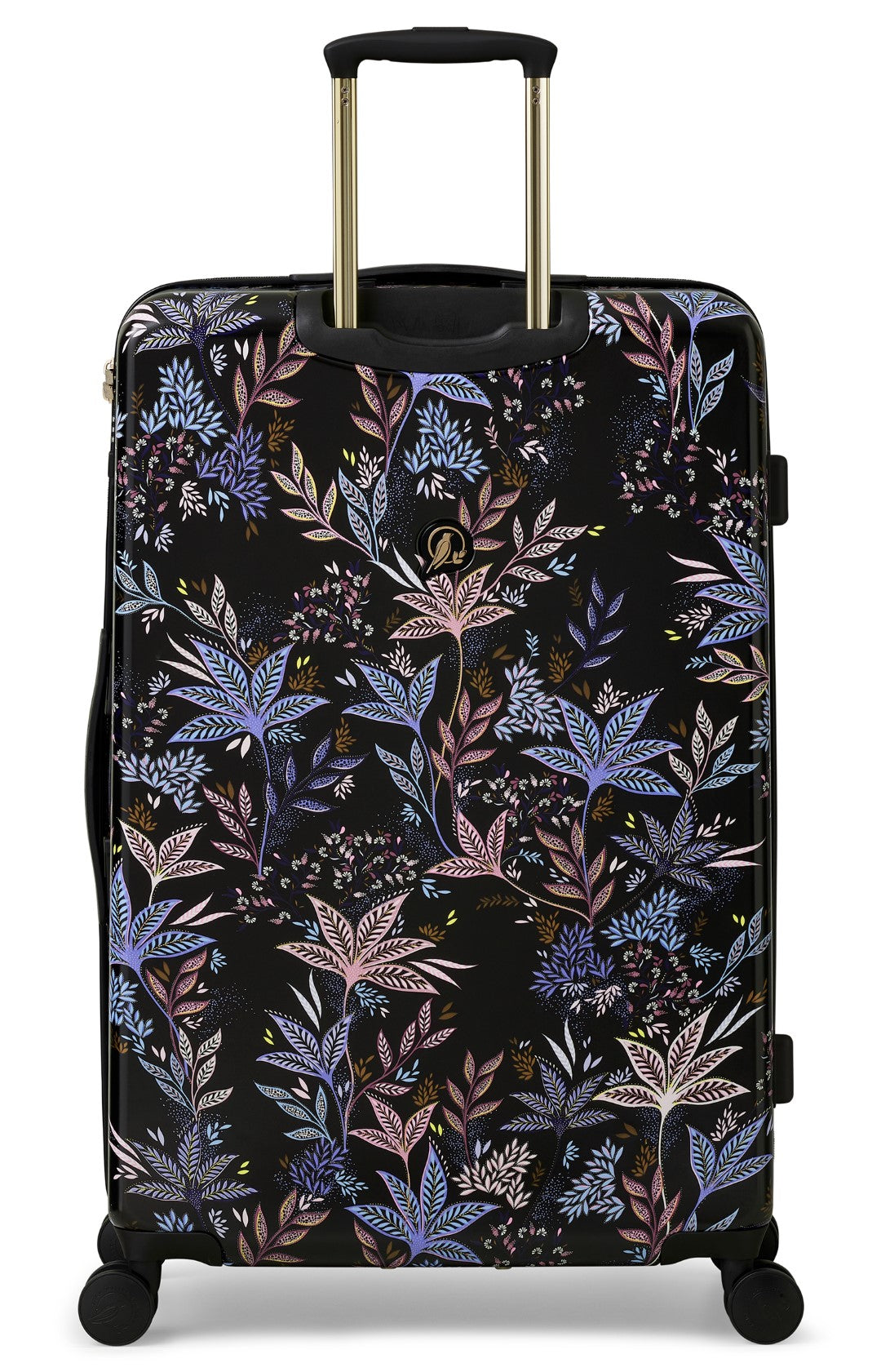 Sara Miller Black Botanic 77cm 4-Wheel Large Suitcase