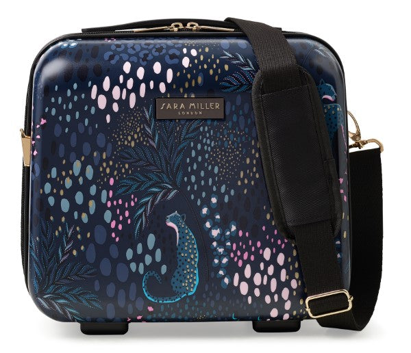 Sara Miller Midnight Leopard Vanity Case