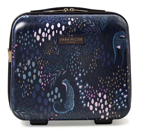 Sara Miller Midnight Leopard Vanity Case