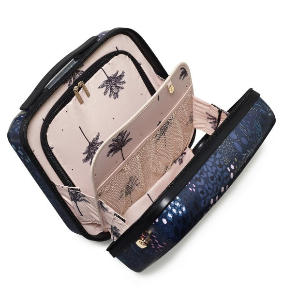 Sara Miller Midnight Leopard Vanity Case