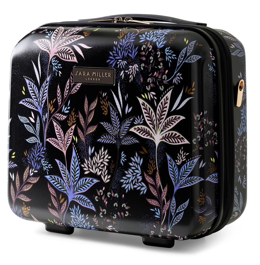Sara Miller Black Botanic Vanity Case