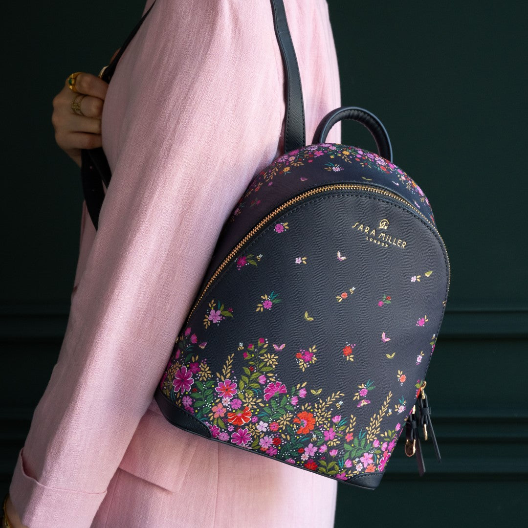 Sara Miller Ditsy Floral Mini Backpack