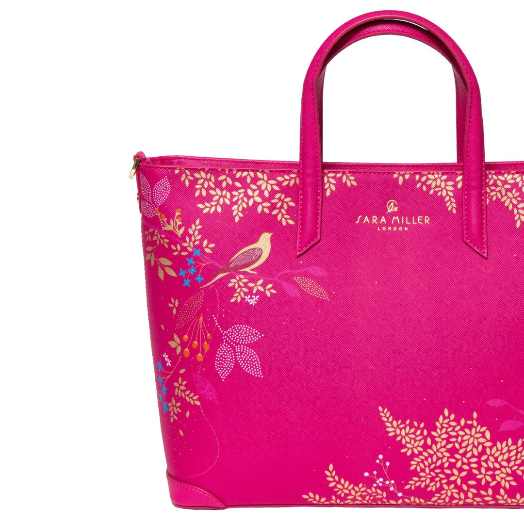 Sara Miller Chelsea Pink Medium Tote Bag