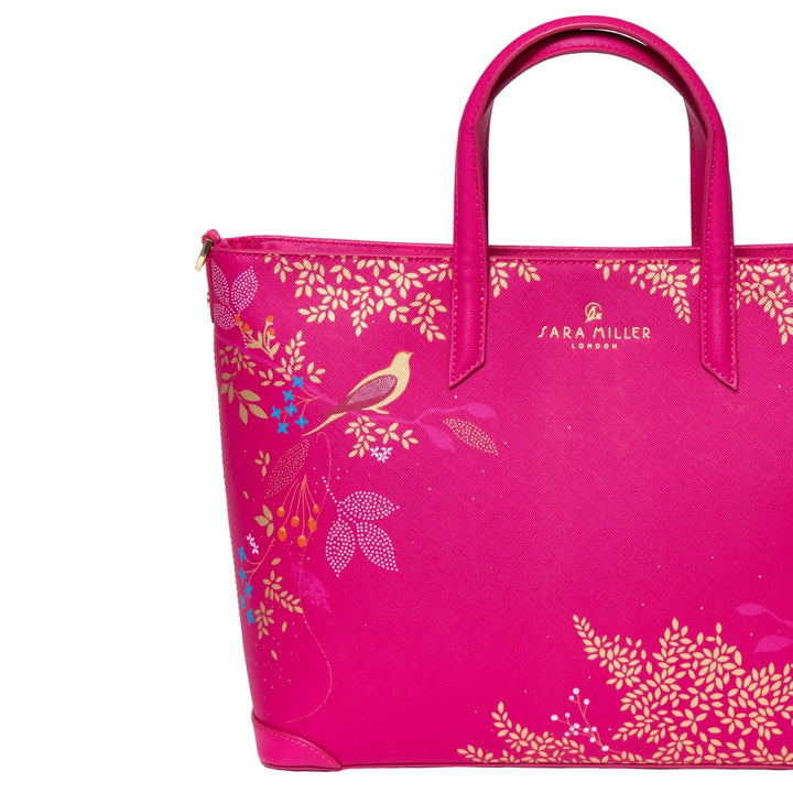 Sara Miller Chelsea Pink Medium Tote Bag