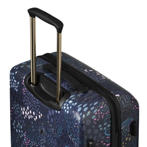 Sara Miller Midnight Leopard 77cm 4-Wheel Large Suitcase