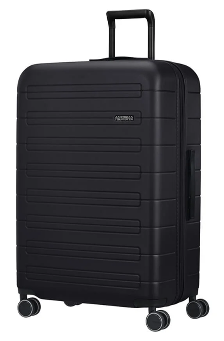 American Tourister Novastream 77cm 4 Wheel Spinner Expandable Suitcase Go Places