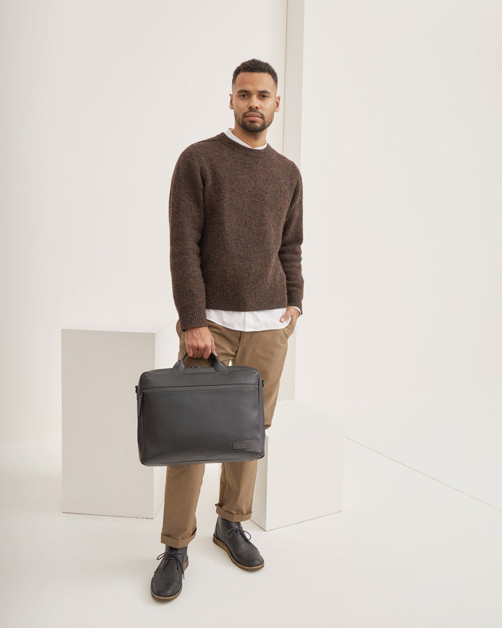 Jost Stockholm Leather Business Briefcase