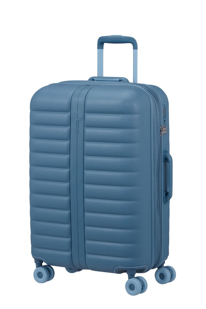 American Tourister Neovibe 67cm Spinner 4-Wheel Expandable Medium Suitcase
