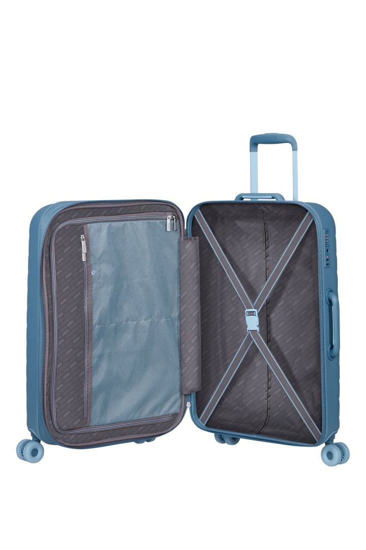 American Tourister Neovibe 67cm Spinner 4-Wheel Expandable Medium Suitcase