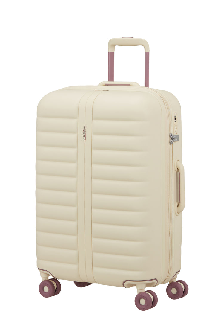 American Tourister Neovibe 67cm Spinner 4-Wheel Expandable Medium Suitcase