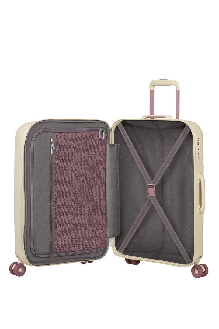American Tourister Neovibe 67cm Spinner 4-Wheel Expandable Medium Suitcase