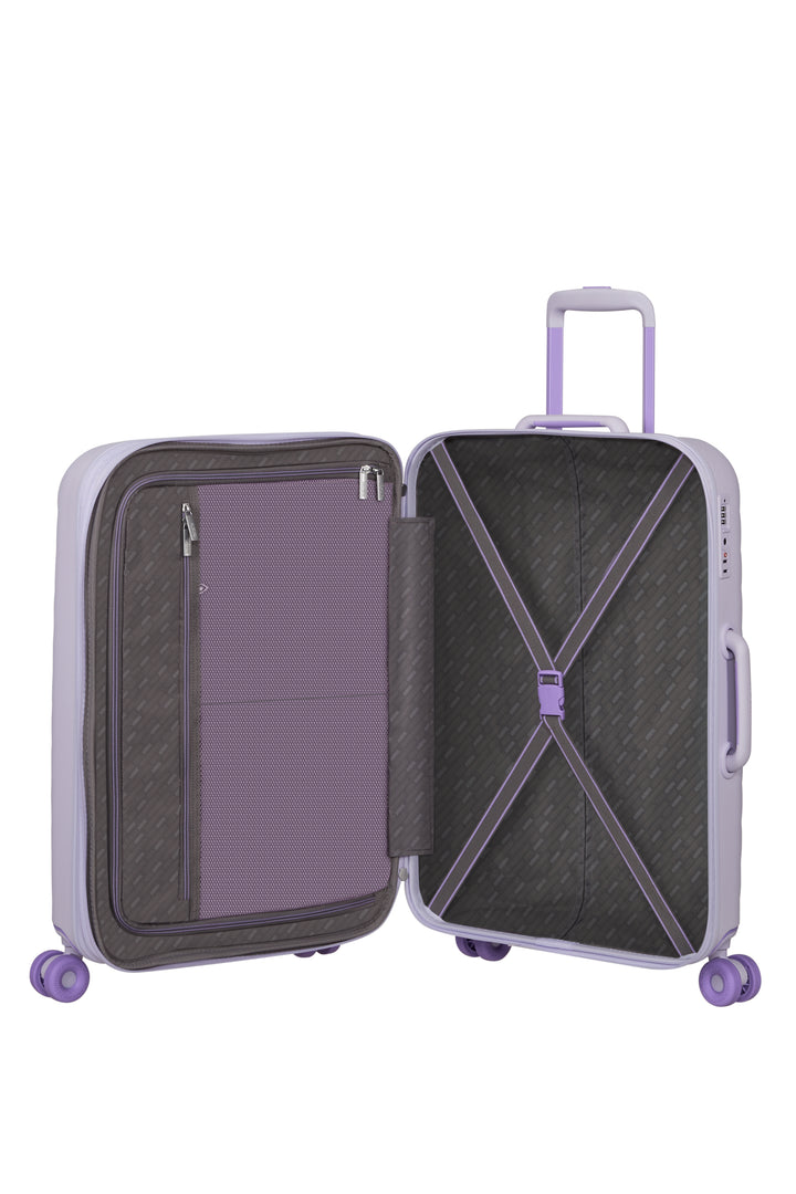 American Tourister Neovibe 67cm Spinner 4-Wheel Expandable Medium Suitcase
