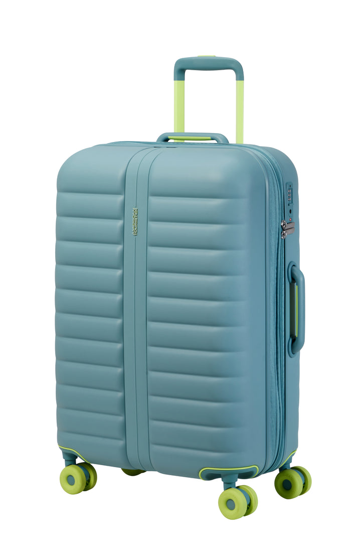 American Tourister Neovibe 67cm Spinner 4-Wheel Expandable Medium Suitcase