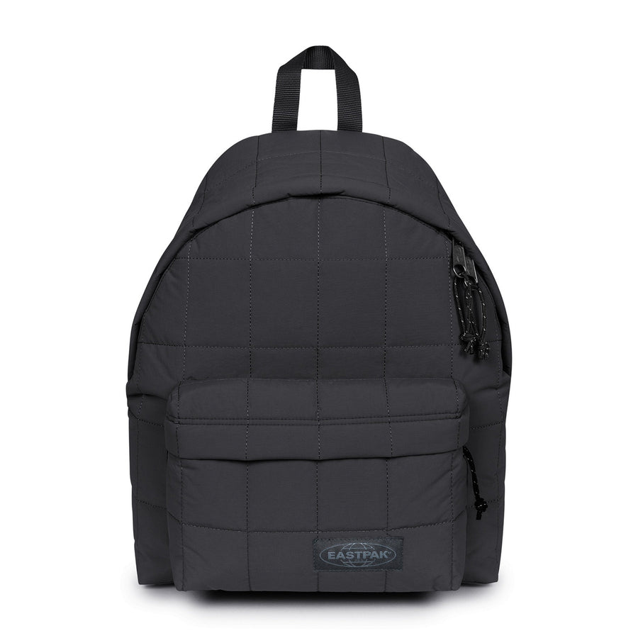 Black backpack with Eastpak logo on a white background