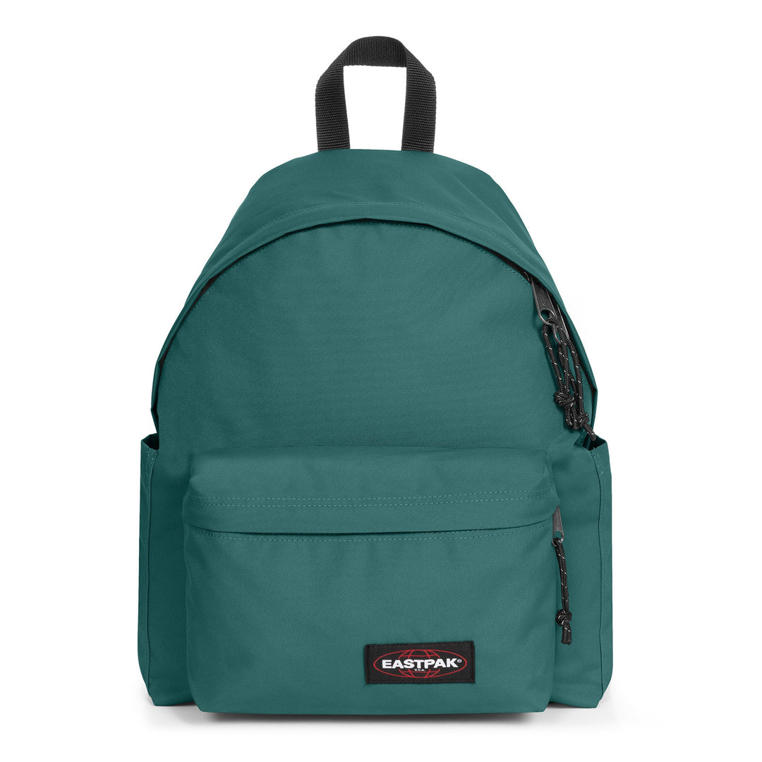 Green backpack with Eastpak logo on a white background