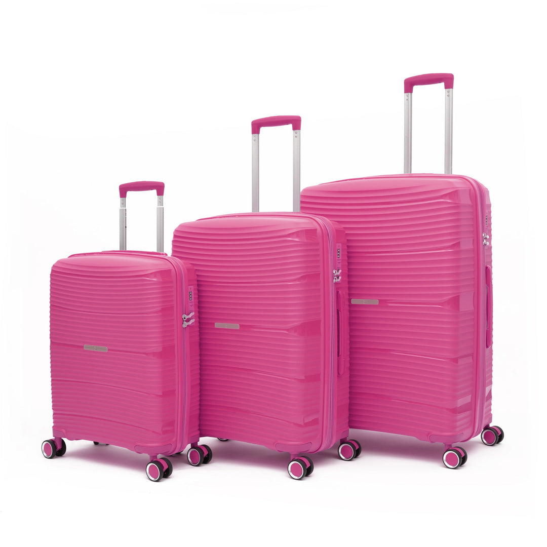 Qubed Data 3 Piece Suitcase Set