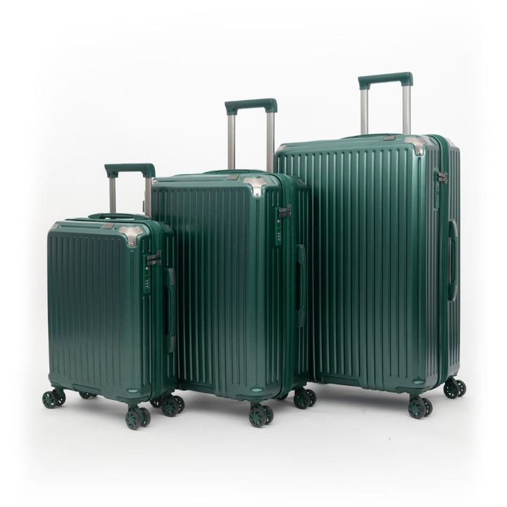 Qubed Guarded 3 Piece Suitcase Set