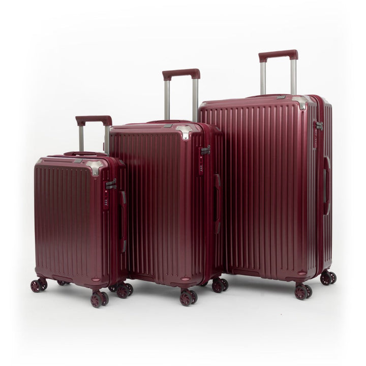 Qubed Guarded 3 Piece Suitcase Set