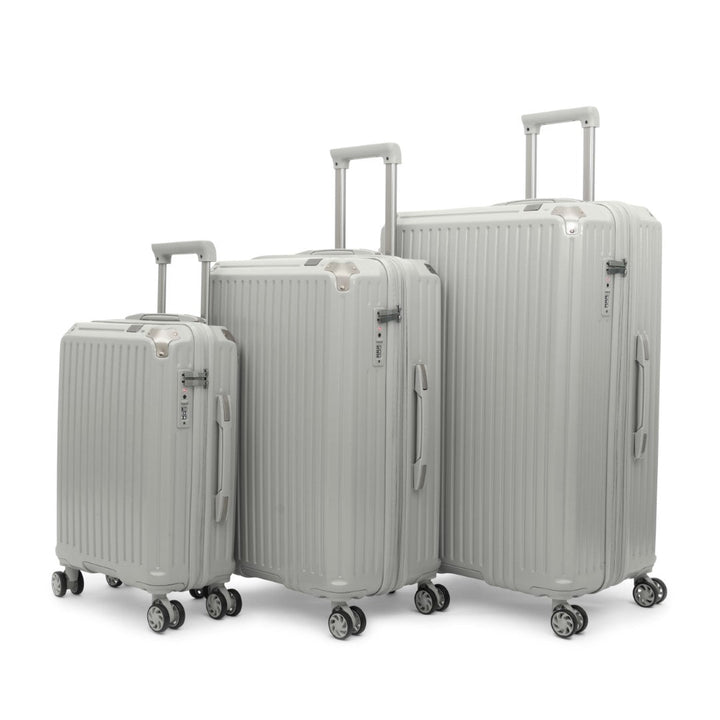 Qubed Guarded 3 Piece Suitcase Set