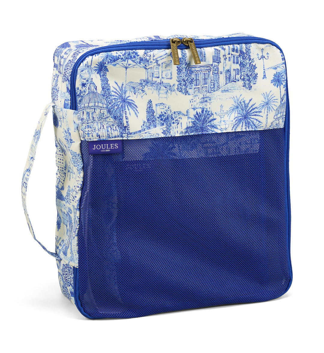 Joules City Toile Print Set of Packing Cubes