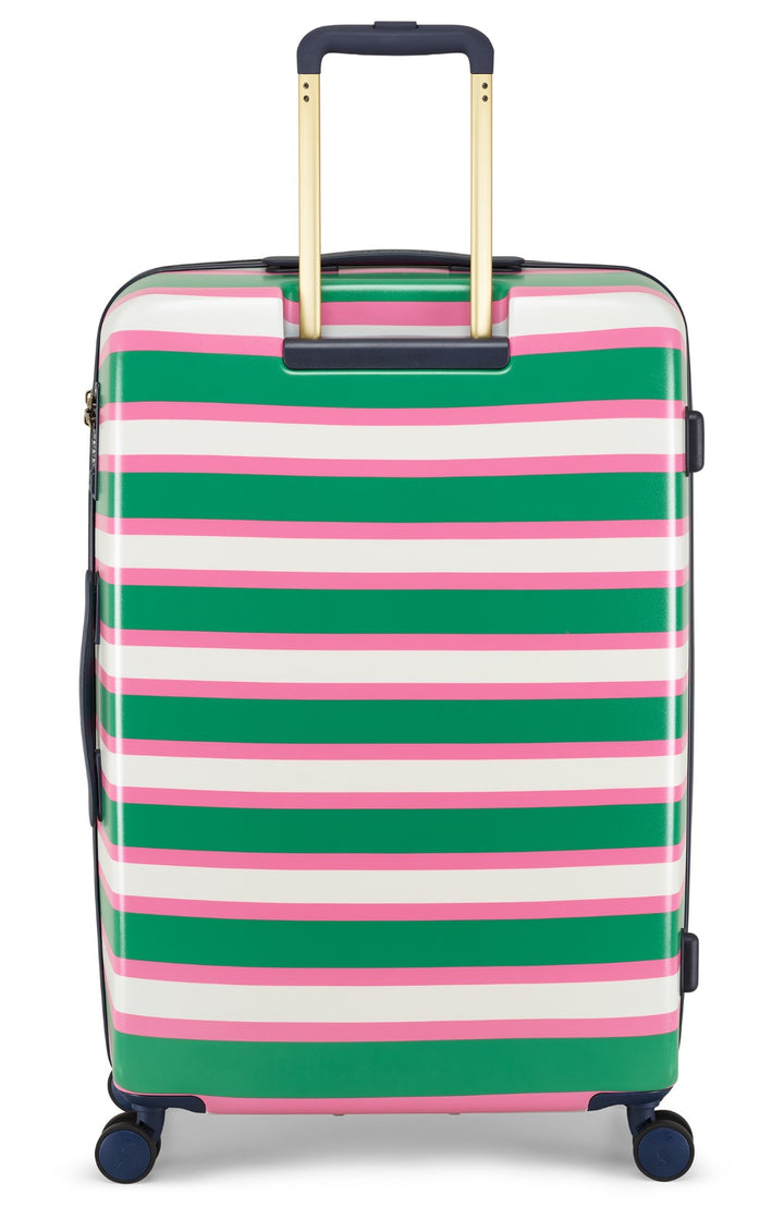 Joules Resort Stripe 76cm 4-Wheel Large Suitcase