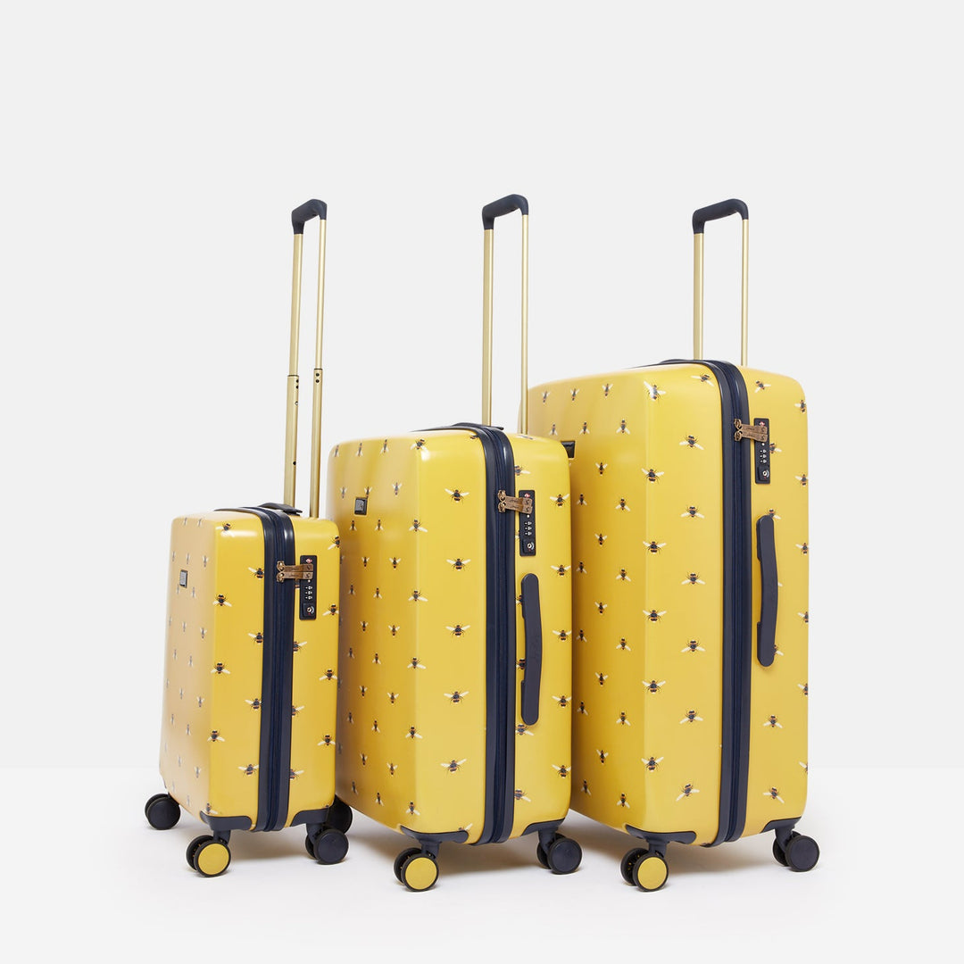 Joules Spring Botanical Bee 3 Piece Luggage Set
