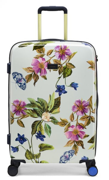 Joules Spring Wood Botanical 66cm 4-Wheel Medium Suitcase