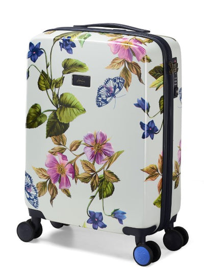 Joules Spring Wood Botanical 4-Wheel Cabin Case