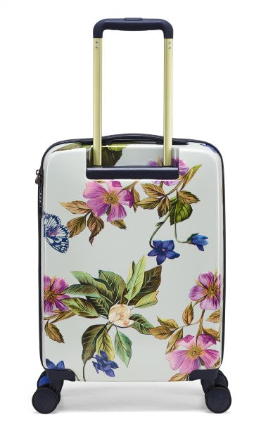 Joules Spring Wood Botanical 4-Wheel Cabin Case