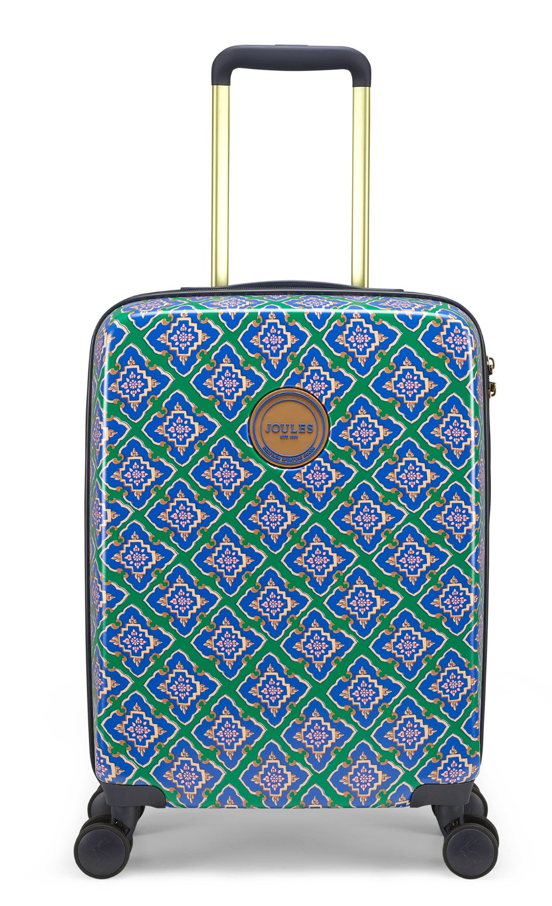 Joules Tile Diamond 54cm 4-Wheel Cabin Case