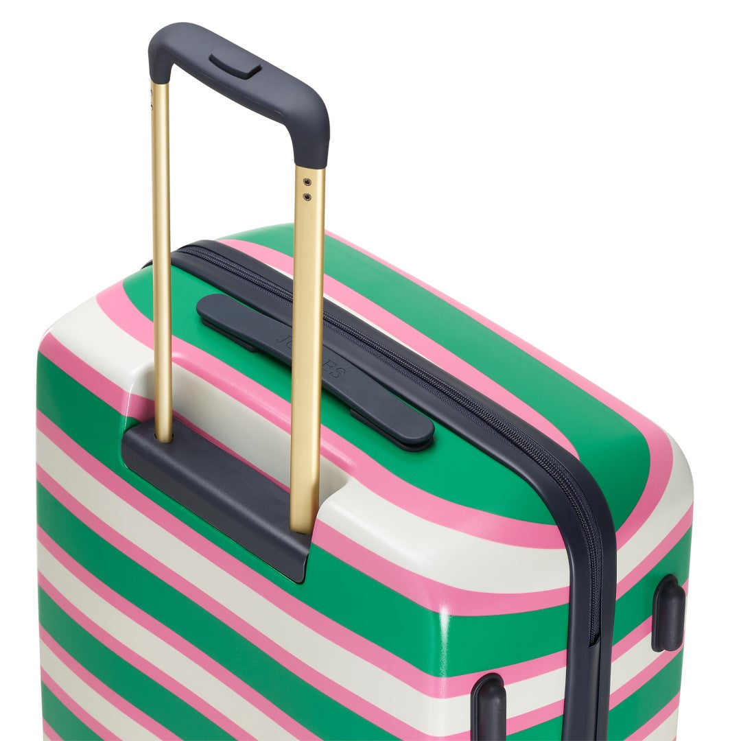 Joules Resort Stripe 76cm 4-Wheel Large Suitcase